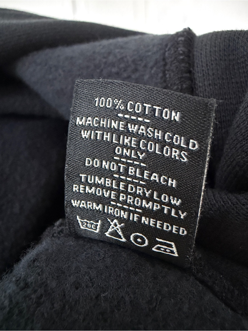 American Giant Mens Classic Pullover Hoodie Sweatshirt fleece black medium - Picture 9 of 11